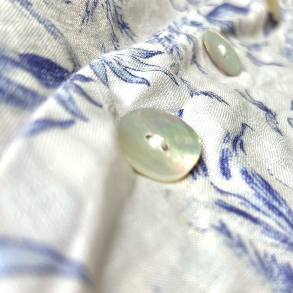 ✨ 100% linen wrap blouse XS - Picture 6 of 10